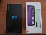 Pudełka- Galaxy S9 i Redmi Note 8 Pro