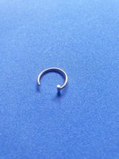 Fałszywy Piercing kolczyk na usta kółko 10 mm