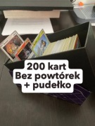 l Bulk 200 szt + pudełko l Karty pokemon TCG l Bez powtórek l