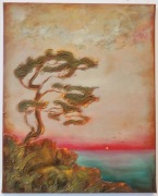 Nastrojowy pejzaż obraz olejny 40/50 cm