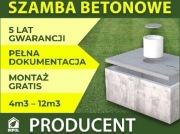 Szamba Betonowe 10m3 i inne Zbiorniki na Deszczówkę, SZAMBO , Piwnica