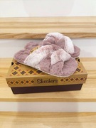 Kapcie klapki z futerkiem Skechers Lovely Vibes różowe rozm 37 (24 cm) nowe