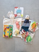 Zestaw grzechotek przytulanek gryzaków dla niemowlaka Huanger Lilliputiens