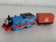 Tomek i Przyjaciele lokomotywa jeżdżąca z wagonikiem