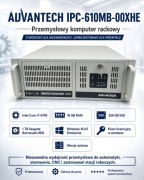 Komputer Przemysłowy Advantech IPC-610 RACK i7 16GB SSD+HDD Win 10 IoT