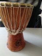 STARY ORYGINALNY ... AFRYKAŃSKI BĘBEN  DJEMBE 29 CM .. !!!
