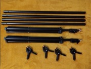 Statyw belka Zestaw do tła fotograficznego wys. 200 cm. szer. 300 cm