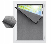 BKSAI Zaciemnienie Na Okno Dachowe 150x200 SZARE na Rzep