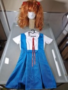 Super Zestaw Kostium + Peruka Anime Evangelion Halloween Cosplay