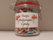 Cytaty w słoiku - Boże Narodzenie, Mikołaj, Prezent 