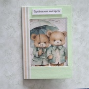 Kartka albumowa z misiami