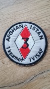 Naszywka wojskowa z misji Afganistan 