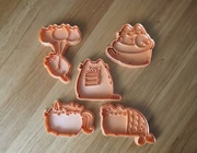 PUSHEEN foremki wykrawacze ciastka 