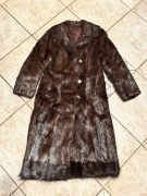 Futro brązowe z nutrii norki M-L