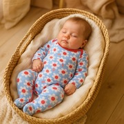 68 Mothercare Pajac śpioszki śpiochy piżamka kwiatuszki