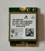 Karta WiFi 6 MediaTek MT7902 Bluetooth M.2 AW-XB552NF