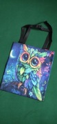 Torba na zakupy kolorowa sowa