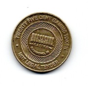 TOKEN 25 CENTÓW GAMING TOKEN