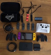 Switch zestaw gry, ring fit, pad, akcesoria, konto