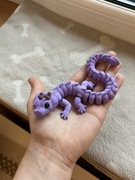 Flexi figurka 3D baby smok chiński fioletowy fidget toy ozdoba dekoracja