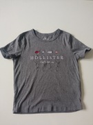 Hollister T-shirt koszulka szara r XXS/XS