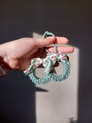 Zawieszki ozdoby choinkowe makrama na choinkę handmade