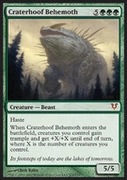 Magic the gathering Craterhoof Behemoth Avacyn