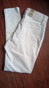 Levis 721 High Rise Skinny soft clean białe
