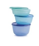 TUPPERWARE- Miski Mega Trójka 1l+1,5L+2l - Zestaw oryg.