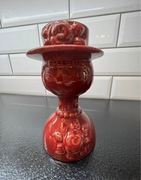 Guldkroken Hjo – ceramiczny świecznik vintage, Szwecja, wys. 18 cm