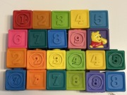 Smiki, miekkie gumowe klocki 37 szt 8 elementów