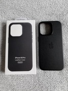 Czarne Etui Skórzane na Apple iPhone 16 Pro