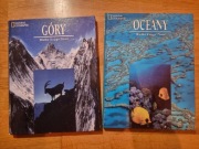 2 albumy National Geographic - oceany i góry