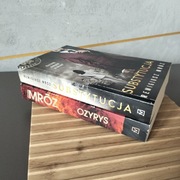 Remigiusz Mróz książki 2 szt. Ozyrys i Substytucja Chyłka Zestaw