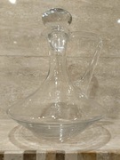 Karafka szklana z korkiem