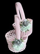 Koszyczki Wielkanocne małe rozowe