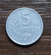 Moneta 5 groszy 1963