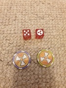 KOŚCI DO GRY I ŻETONY Z EK DUKE NUKEM FOREVER ! UNIKAT KOLEKCJONERSKI !!!!!