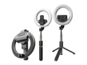 Selfie Stick L07 LED lampa fotograficzna - nowy