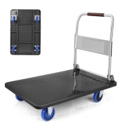 Wózek transportowy składany z platformą | 150 kg udźwigu