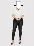 Vero moda curve legginsy a'la latex spandex 54 UK26