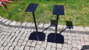 Stojaki pod głośniki podstawkowe. Metalowe solidne. 