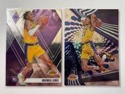2x Karta NBA PANINI - MAXWELL LEWIS - LOS ANGELES LAKERS - ROOKIE