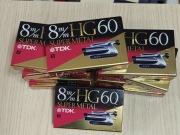 16 kaset Video8 TDK Super Metal HG60, nowe w folii oryginał.
