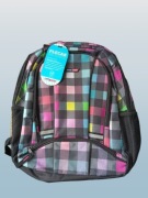 PLECAK w kratkę - SPORTOWY MIEJSKI SZKOLNY - mieszczący format A4