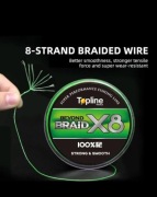 Plecionka 8x mocna 0.4  0.104mm  150m