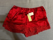 INTIMISSIMI SPODENKI Z JEDWABIU PDC71S CZERWONY L