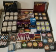 KeyForge - Duży Zestaw 87 Talii + żetony, naklejki, podkładki, pudełka