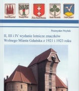 Danzig II, III, i IV wydanie lotnicze znaczków WMG