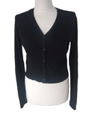 Brandy Melville sweterek damski czarny rozpinany r M